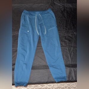 Fabletics Caribbean Blue Scrub Joggers